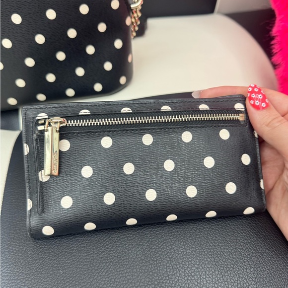 Kate Spade Spencer Sunshine Dot Small Dome Crossbody Bag Polka dot and Wallet - Picture 4 of 10